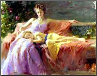 Pino Daeni - Impression oil painting.